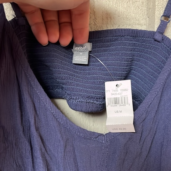 BNWT Aerie Cut Out Maxi Dress in Indigo - Picture 4 of 5